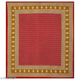 Multicolor pure cotton double jaipuri bedsheet combo with four pillow covers, superfine quality for adult use